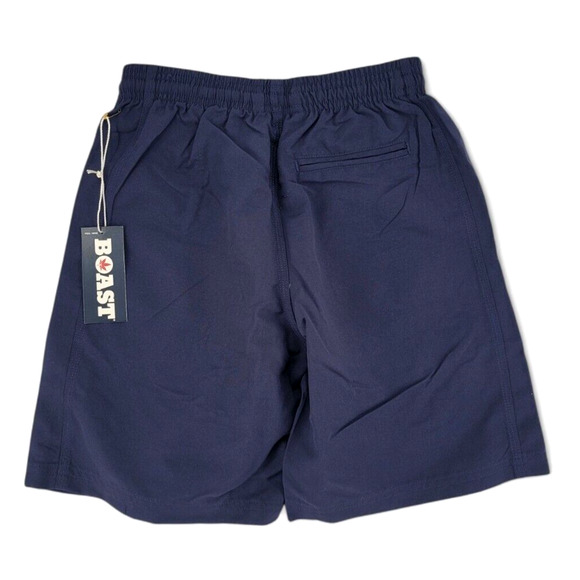 Boast Boys Club Shorts Navy Blue - Athletic Tennis Golf Casual Elastic Waist NWT - Picture 2 of 4